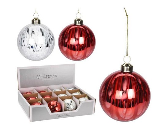Palla natale vetro - palla, 2ass