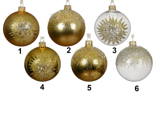 Pallina palla vetro 8cm - pallina,