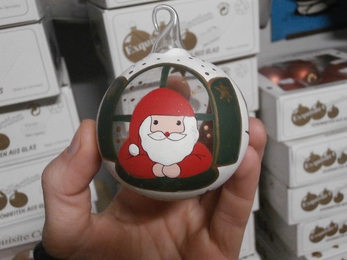 Palla natale vetro - di,