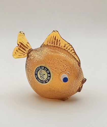 Pesce palla vetro murano - pesce,