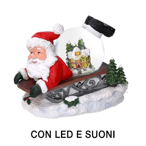 Palla vetro con led - vetro, in