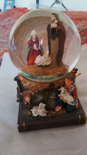 Palla vetro presepe - vetro,