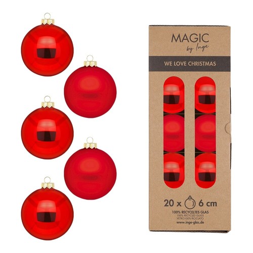 Vetro palla natale - natale, Ø
