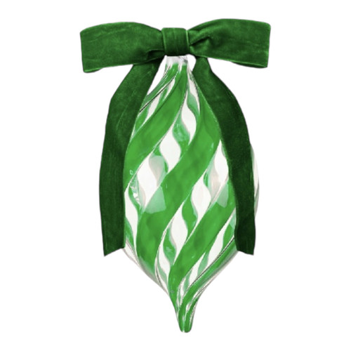 Palla natale vetro ovale - palla,