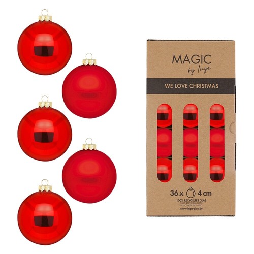 Vetro palla natale set ø - set,