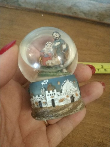 Mini presepe palla vetro 4 - mini,