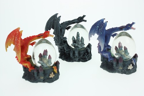 Palla vetro miniatura drago - palla,