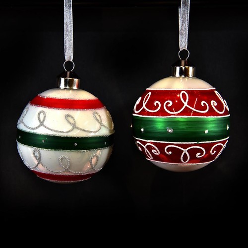 Palla natale vetro - natale, diam