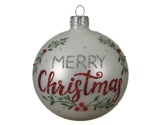Palla natale vetro - natale,