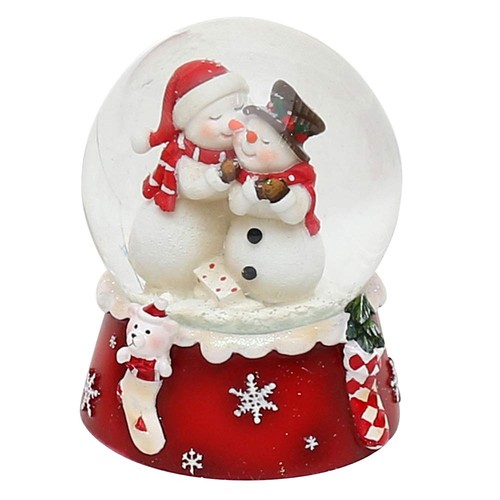 Palla vetro con neve - palla,