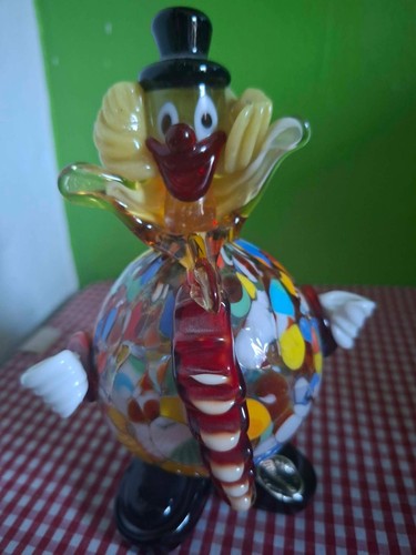 Clown vetro murano glass - in,