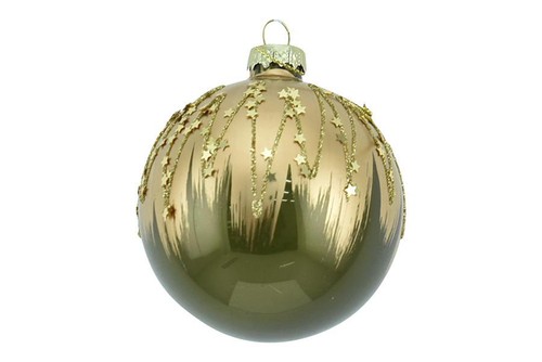 Palla natale vetro 8cm - palla, di